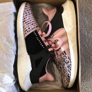 adidas Pink and Black Sneakers
